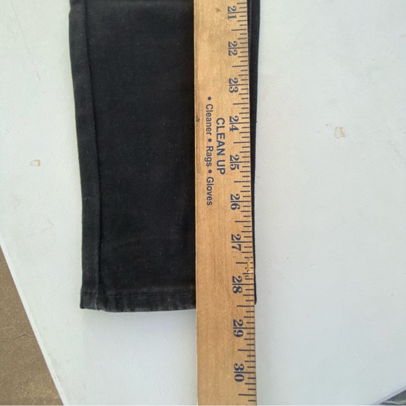 Levis Mile High Super Skinny Jeans Size 27 Black Premium Denim Pants - Picture 7 of 11